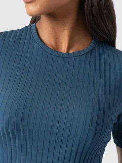 Best Saint and Sofia Adaline Tee - Teal Rib
