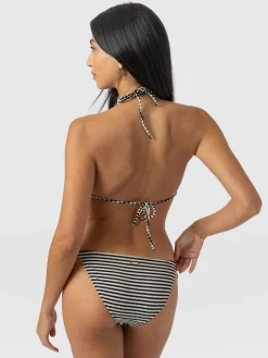 Clearance Saint and Sofia Alba Tie Side Bikini Bottom - Stripe