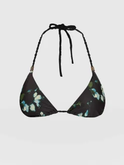 Fashion Saint and Sofia Alba Triangle Bikini Top - Blue Aurora