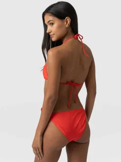 Online Saint and Sofia Alba Triangle Bikini Top - Red