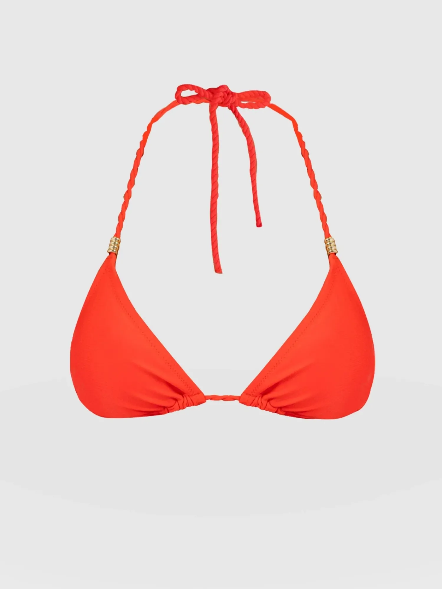Online Saint and Sofia Alba Triangle Bikini Top - Red