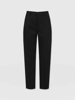 Discount Saint and Sofia Alma Barrel Leg Chino - Black