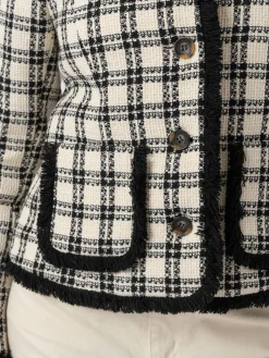 Best Saint and Sofia Ashby Jacket - Black/White Check