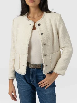 New Saint and Sofia Ashby Jacket - Cream