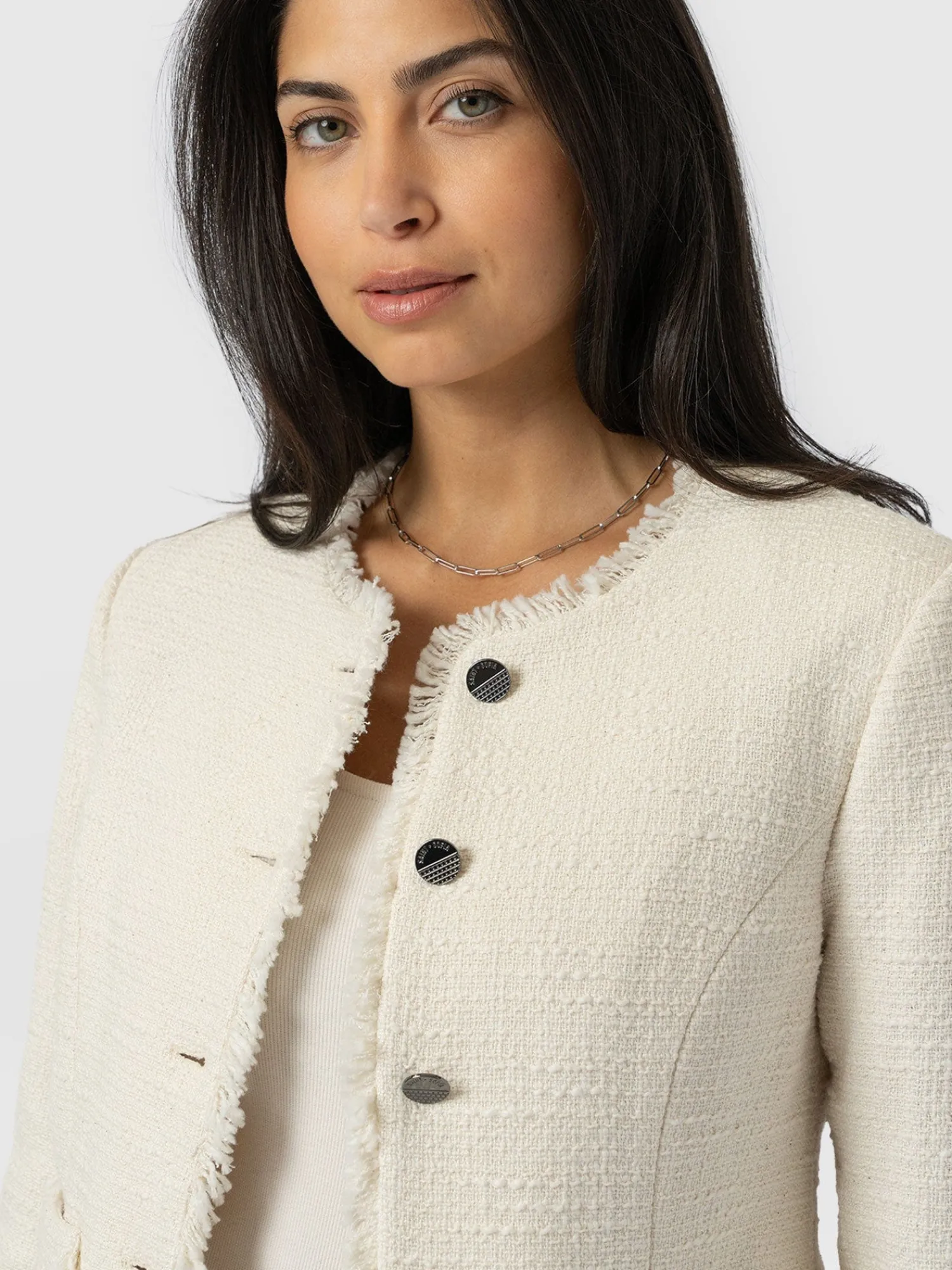 New Saint and Sofia Ashby Jacket - Cream