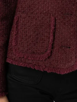 Best Saint and Sofia Ashby Jacket - Maroon