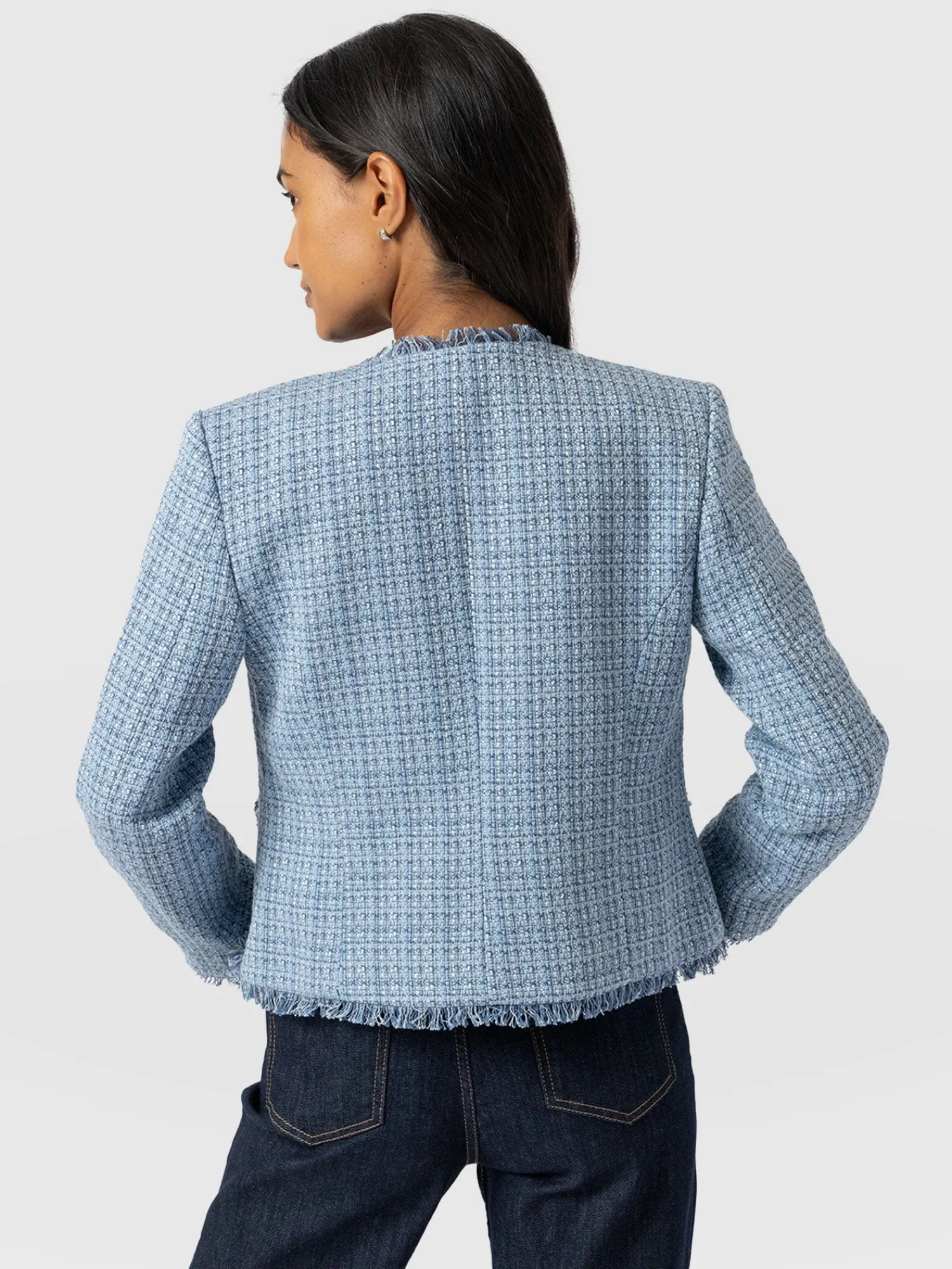 Fashion Saint and Sofia Ashby Jacket - Pale Blue