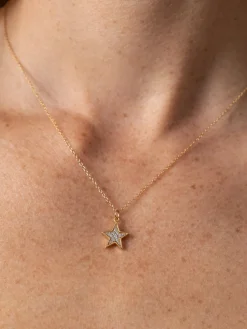 Clearance Saint and Sofia Astral Star Necklace - Gold