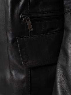 Fashion Saint and Sofia Blane Leather Jacket - Black