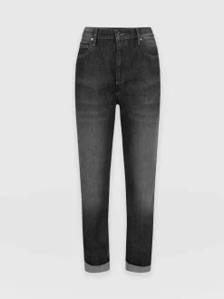 New Saint and Sofia Boyfriend Jeans - Black