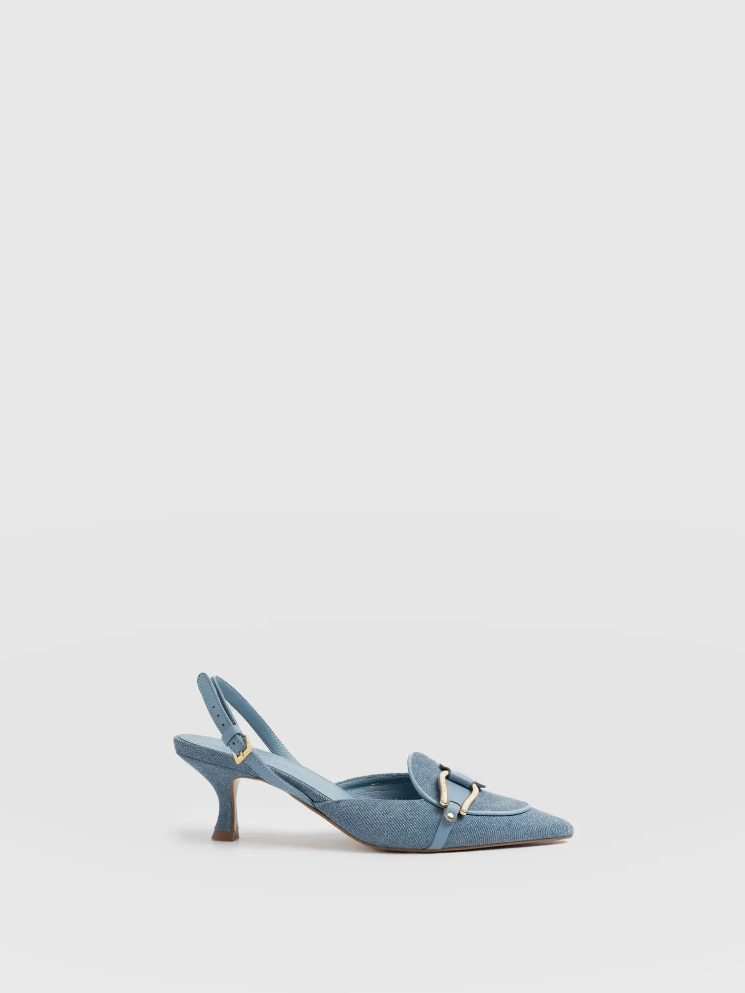 Sale Saint and Sofia Bridget Sling Back Heels - Blue