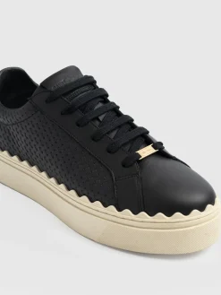 Online Saint and Sofia Brook Scallop Sneaker - Black
