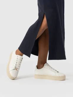 Fashion Saint and Sofia Brook Scallop Sneaker - White