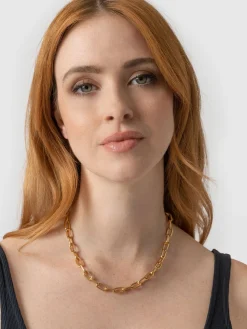 Discount Saint and Sofia Cable Chain Necklace - Gold
