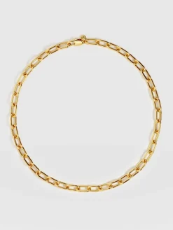 Discount Saint and Sofia Cable Chain Necklace - Gold