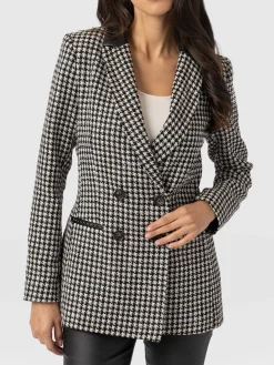 Discount Saint and Sofia Cambridge Blazer - Houndstooth