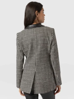 Discount Saint and Sofia Cambridge Blazer - Houndstooth