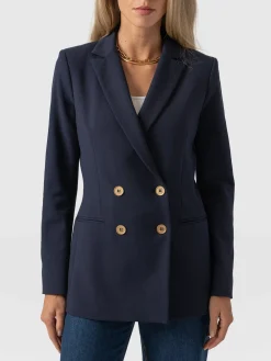 New Saint and Sofia Cambridge Blazer - Navy Crepe