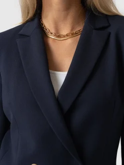 New Saint and Sofia Cambridge Blazer - Navy Crepe