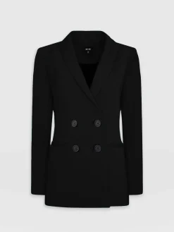 Sale Saint and Sofia Cambridge Blazer Crepe - Black