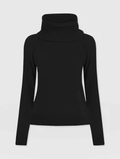 Sale Saint and Sofia Cambridge Cashmere Sweater - Black