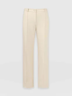 Clearance Saint and Sofia Cambridge Tailored Wide Leg Pant - Beige