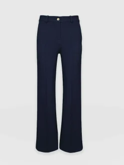 Outlet Saint and Sofia Cambridge Tailored Wide Leg Pant - Navy
