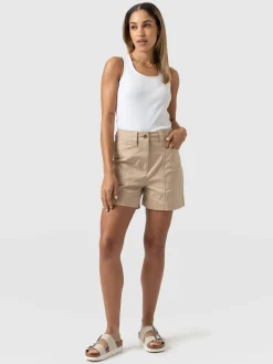Hot Saint and Sofia Cargo Short - Beige