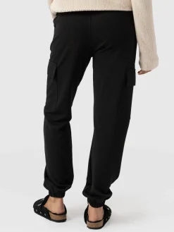 Clearance Saint and Sofia Cargo Tapered Pant - Black