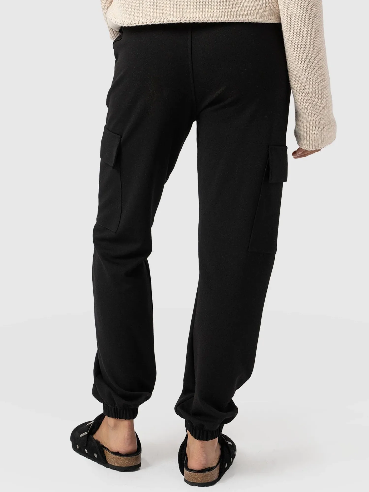 Clearance Saint and Sofia Cargo Tapered Pant - Black