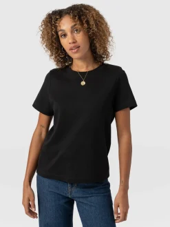 Best Saint and Sofia Chelsea Crew Neck Tee - Black