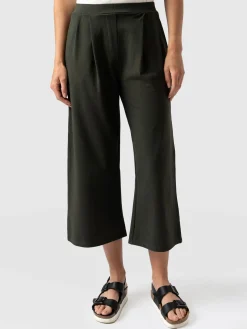 Best Saint and Sofia City Culotte - Khaki Pleats