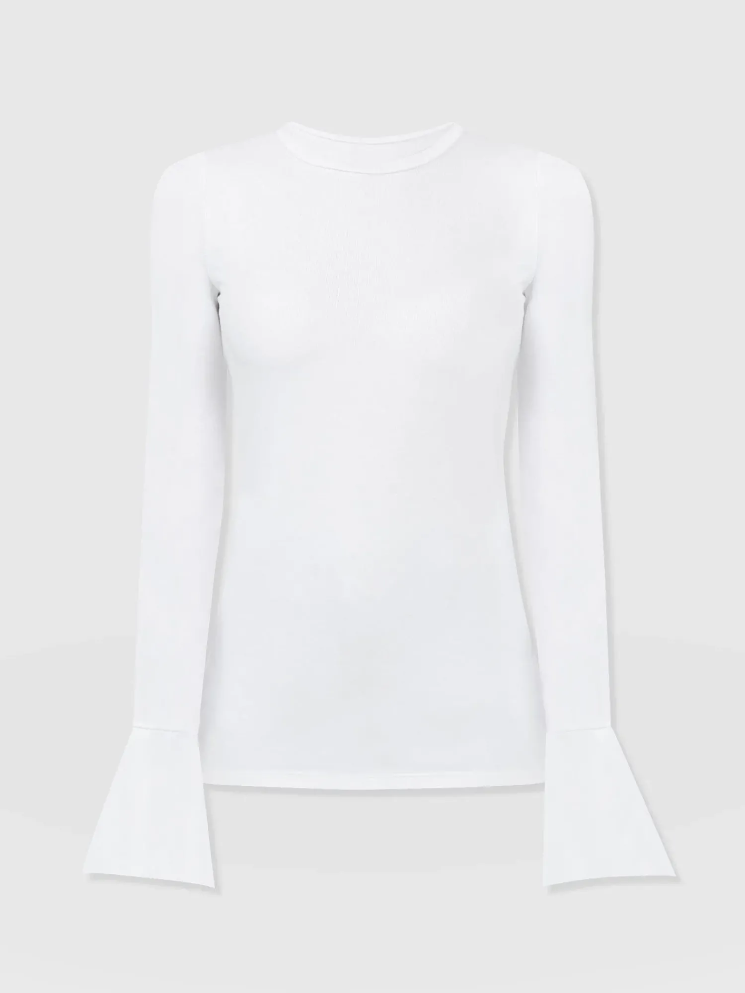 New Saint and Sofia Connie Cuff Tee - White