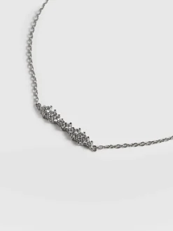 Sale Saint and Sofia Constellation Cluster Bar Bracelet - Silver