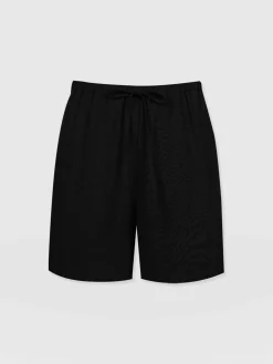 Clearance Saint and Sofia Corinne Linen Short - Black