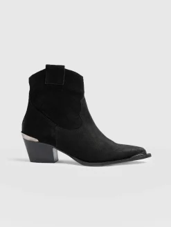 Clearance Saint and Sofia Dallas Metal Boot - Black