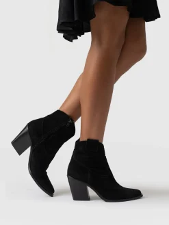 Hot Saint and Sofia Dallas Mid Boot - Black