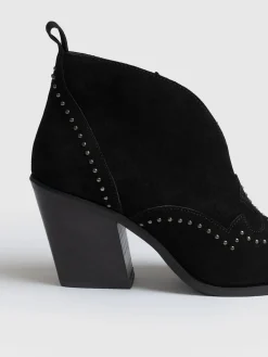 Hot Saint and Sofia Dallas Studded Ankle Boot - Black