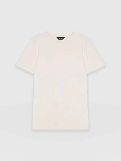 Discount Saint and Sofia Easy Cotton Tee - Cream