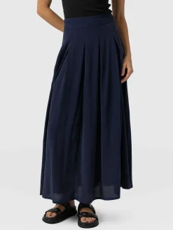 Hot Saint and Sofia Eliza Pleated Skirt - Navy