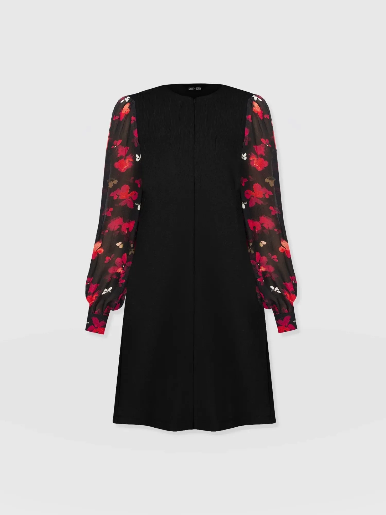 Clearance Saint and Sofia Esme Zip Up Dress - Pink Aurora