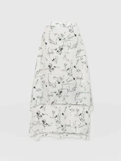 Best Saint and Sofia Etta Layered Skirt - White Floral