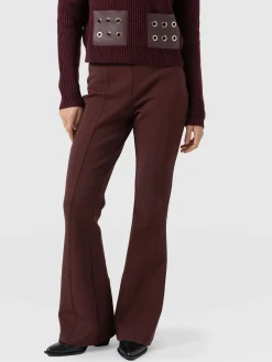 Hot Saint and Sofia Fearne Flare Legging - Maroon