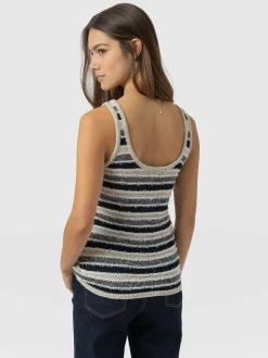 Best Saint and Sofia Fearne Knit Cami - Blue Stripe