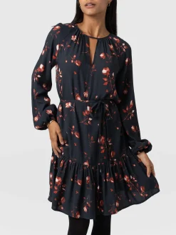 Sale Saint and Sofia Fia Mini Tiered Dress - Dark Roses