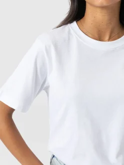 Fashion Saint and Sofia Finsbury Crew Neck Tee - White