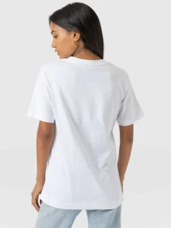 Fashion Saint and Sofia Finsbury Crew Neck Tee - White