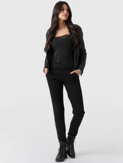 New Saint and Sofia Finsbury Pant - Black