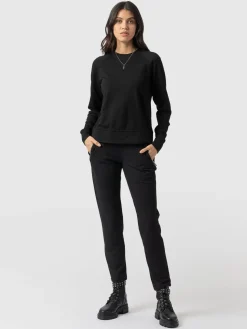 Fashion Saint and Sofia Finsbury Zip Pant - Black