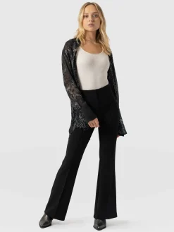 Best Saint and Sofia Freya Flared Pant - Black